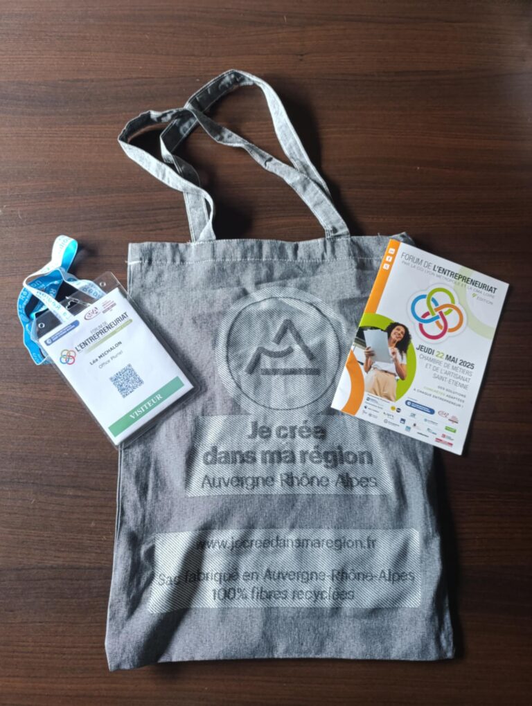 Hier, j’étais au Forum de l’entrepreneuriat à la CMA Auvergne-Rhône-Alpes de Saint-Étienne.